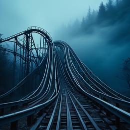 Abandoned Roller Coaster dream symbolism visualization