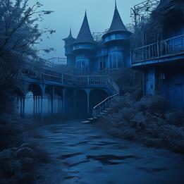 Abandoned Theme Park dream symbolism visualization
