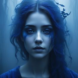 Abstract Portrait dream symbolism visualization