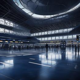 Airport dream symbolism visualization