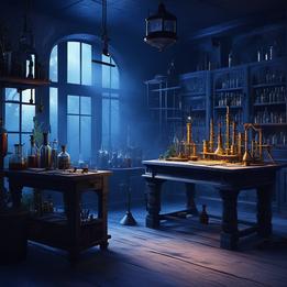 Alchemist's Lab dream symbolism visualization