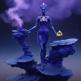 Ametrine Gem dream symbolism visualization