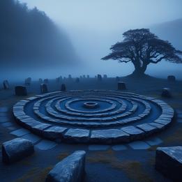 Ancient Stone Circle dream symbolism visualization