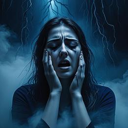 Anguish dream symbolism visualization