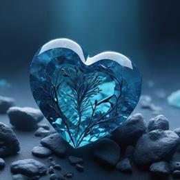 Aquamarine Heart