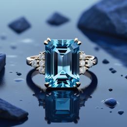 Aquamarine Ring dream symbolism visualization