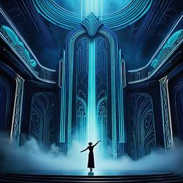 Art Deco Theater dream symbolism visualization