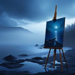 Artistic Easel dream symbolism visualization