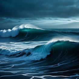 Attenuated Waves dream symbolism visualization