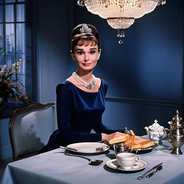 Audrey Hepburn's Breakfast at Tiffany's dream symbolism visualization