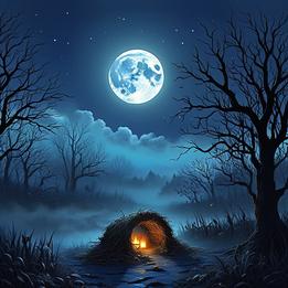 Autumn Moon dream symbolism visualization