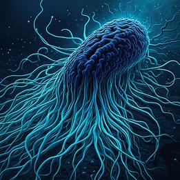 Bacteria dream symbolism visualization