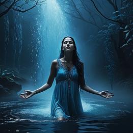 Baptism dream symbolism visualization