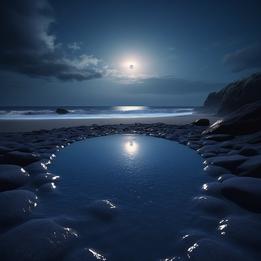 Beach dream symbolism visualization