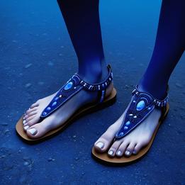 Beaded Sandals dream symbolism visualization