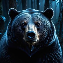 Bear dream symbolism visualization