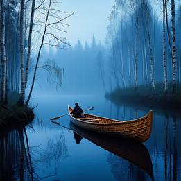 Birch Bark Canoe dream symbolism visualization