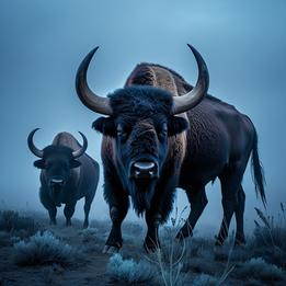 Bison Horns