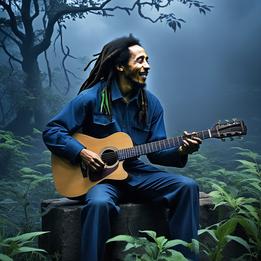 Bob Marley’s Guitar dream symbolism visualization