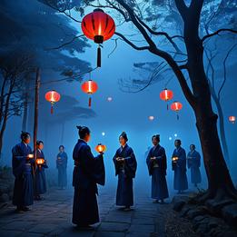 Bon Festival dream symbolism visualization