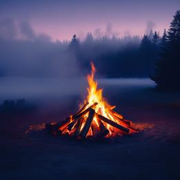 Bonfire dream symbolism visualization
