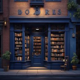 Bookstore dream symbolism visualization