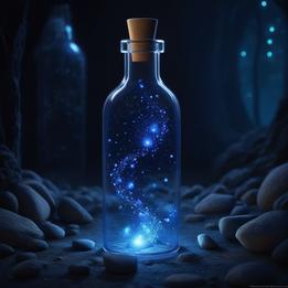 Bottle dream symbolism visualization