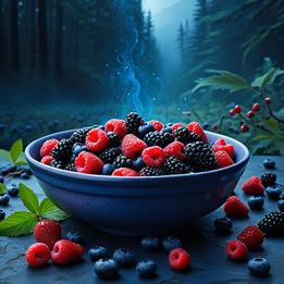 Bowl of Foraged Berries
