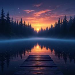 Brilliant sunset dream symbolism visualization