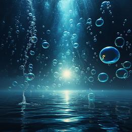 Bubbles in Water dream symbolism visualization