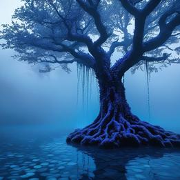 Bubbling Fountain Tree dream symbolism visualization