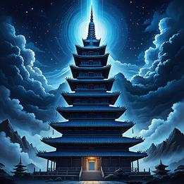 Buddhist Pagoda dream symbolism visualization