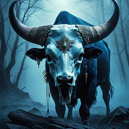 Buffalo Skull dream symbolism visualization