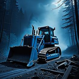 Bulldozer dream symbolism visualization