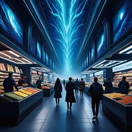 Busy Marketplace Room dream symbolism visualization