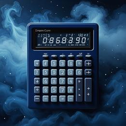 Calculator dream symbolism visualization