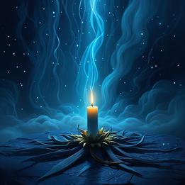 Candlelight dream symbolism visualization