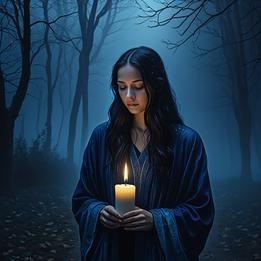 Candlelit Vigil dream symbolism visualization