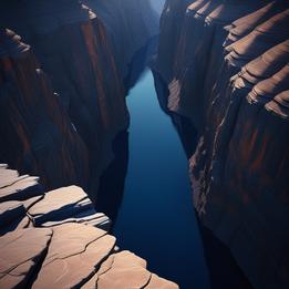 Canyon dream symbolism visualization