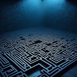 Cardboard Box Labyrinth