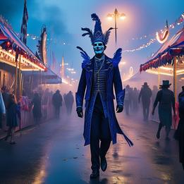 Carnival dream symbolism visualization