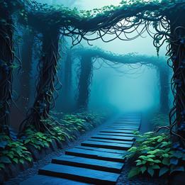 Cascading Vines dream symbolism visualization