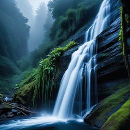 Cascading Waterfalls dream symbolism visualization