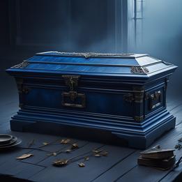 Casket dream symbolism visualization