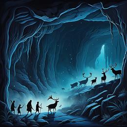 Cave Painting of Game