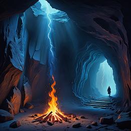 Cave Paintings in Flame