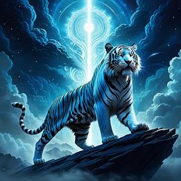Celestial Tiger dream symbolism visualization