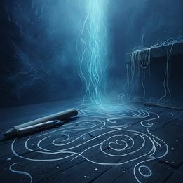 Chalk dream symbolism visualization
