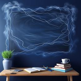 Chalkboard dream symbolism visualization