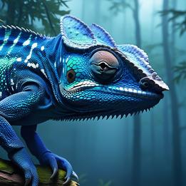 Chameleon dream symbolism visualization